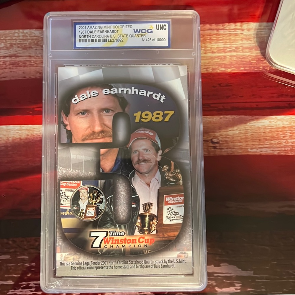 2001 Dale Earnhardt N. Carolina State Quarter  Limited edition